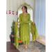 Picture of Shapely Silk Dark Khaki Readymade Salwar Kameez