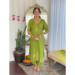 Picture of Shapely Silk Dark Khaki Readymade Salwar Kameez