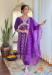 Picture of Pretty Silk Dark Orchid Readymade Salwar Kameez