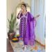 Picture of Pretty Silk Dark Orchid Readymade Salwar Kameez