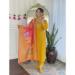 Picture of Gorgeous Silk Dark Golden Rod Readymade Salwar Kameez