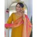 Picture of Gorgeous Silk Dark Golden Rod Readymade Salwar Kameez
