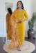 Picture of Beauteous Silk Dark Golden Rod Readymade Salwar Kameez