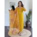 Picture of Beauteous Silk Dark Golden Rod Readymade Salwar Kameez