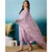 Picture of Comely Silk Rosy Brown Readymade Salwar Kameez