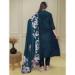 Picture of Wonderful Silk Midnight Blue Readymade Salwar Kameez