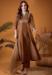 Picture of Alluring Silk Brown Readymade Salwar Kameez
