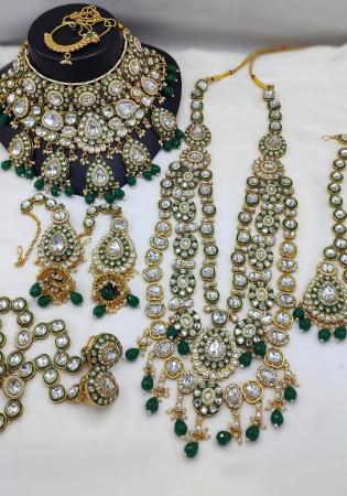 Picture of Elegant Dark Olive Green Necklace Set