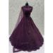 Picture of Exquisite Net Purple Lehenga Choli