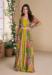Picture of Beautiful Georgette Golden Rod Party Wear Gown