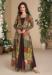 Picture of Ideal Georgette Brown Party Wear Gown