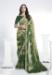 Picture of Well Formed Satin & Silk Dark Khaki Saree