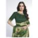 Picture of Well Formed Satin & Silk Dark Khaki Saree