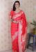 Picture of Nice Silk Crimson Saree
