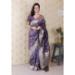 Picture of Shapely Silk Dark Slate Grey Saree