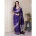 Picture of Appealing Silk Dark Slate Blue Saree