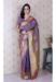 Picture of Shapely Silk Light Slate Grey Saree