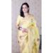 Picture of Statuesque Silk Pale Golden Rod Saree