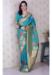 Picture of Comely Silk Light Blue Saree