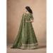 Picture of Marvelous Organza Dark Olive Green Lehenga Choli