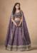 Picture of Well Formed Organza Dim Gray Lehenga Choli