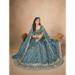 Picture of Grand Organza Dark Slate Grey Lehenga Choli