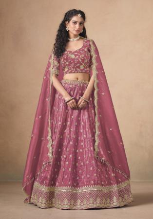 Picture of Fine Organza Thistle Lehenga Choli