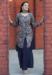 Picture of Georgette & Silk Dark Slate Grey Readymade Salwar Kameez