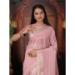 Picture of Bewitching Organza Rosy Brown Saree