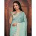 Picture of Bewitching Organza Dark Sea Green Saree