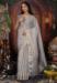 Picture of Ravishing Organza Dark Grey Saree