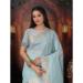 Picture of Splendid Organza Light Blue Saree