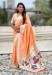Picture of Good Looking Silk Tomato Saree