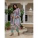 Picture of Beauteous Silk Dark Sea Green Readymade Salwar Kameez