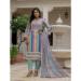 Picture of Beauteous Silk Dark Sea Green Readymade Salwar Kameez