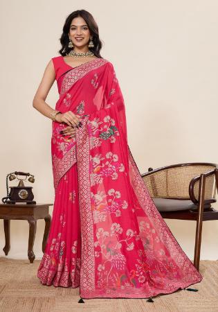 Picture of Ideal Cotton Light Coral Saree