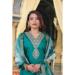 Picture of Fine Chiffon Teal Readymade Salwar Kameez