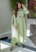 Picture of Chiffon Dark Sea Green Readymade Salwar Kameez