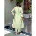 Picture of Chiffon Dark Sea Green Readymade Salwar Kameez