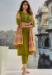 Picture of Bewitching Chiffon Olive Readymade Salwar Kameez