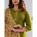 Picture of Bewitching Chiffon Olive Readymade Salwar Kameez