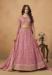 Picture of Excellent Organza Pale Violet Red Lehenga Choli