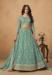 Picture of Magnificent Organza Medium Sea Green Lehenga Choli