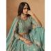 Picture of Magnificent Organza Medium Sea Green Lehenga Choli