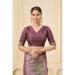 Picture of Enticing Silk Rosy Brown Saree