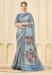 Picture of Bewitching Silk Cadet Blue Saree