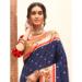 Picture of Graceful Silk Navy Blue Saree