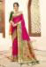 Picture of Well Formed Silk Medium Violet Red Saree