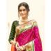Picture of Well Formed Silk Medium Violet Red Saree