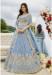 Picture of Sightly Satin & Silk Steel Blue Lehenga Choli